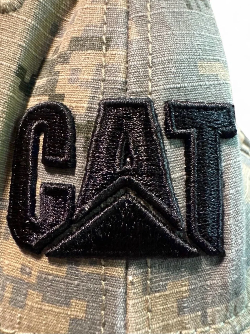 CAT Kids' Camo Baseball Cap - Green Digital Camo